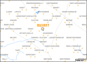 map of Auxant