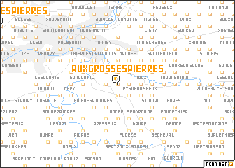 map of Aux Grosses Pierres