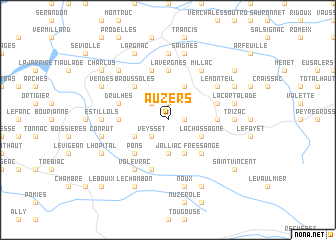 map of Auzers