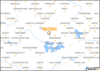 map of Auzoux