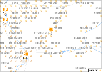 map of Au