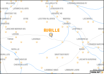 map of Availlé