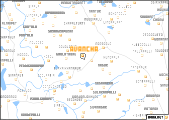 map of Avancha