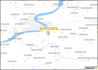 map of Avangard