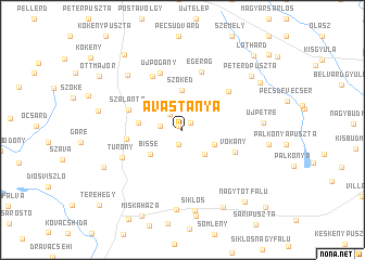 map of Avastanya