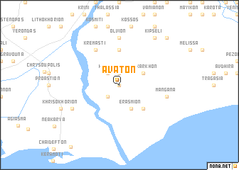 map of Ávaton