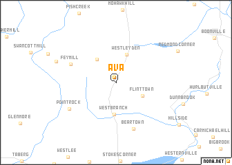 map of Ava