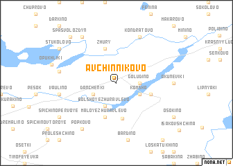 map of Avchinnikovo