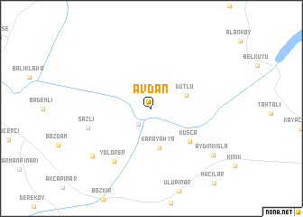 map of Avdan