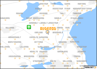 map of Avderød