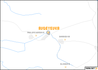 map of Avdeyevka