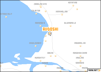 map of Avdoshi