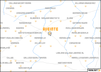 map of Aveinte