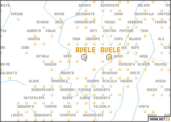 map of Avele