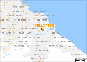 map of Avellaneda