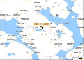 map of Avelsbol