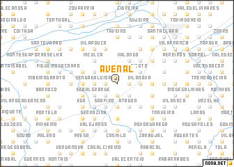 map of Avenal