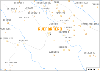 map of Avendañero