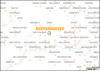 map of Avendshausen