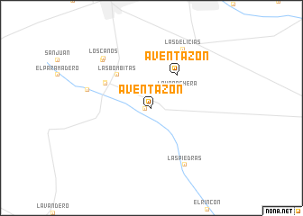 map of Aventazón