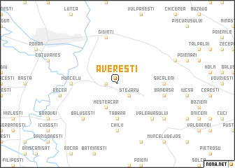 map of Avereşti