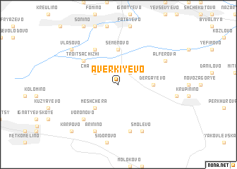 map of Averkiyevo