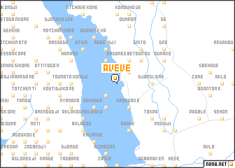 map of Avévé