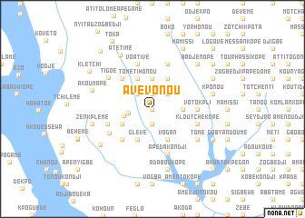 map of Avévonou