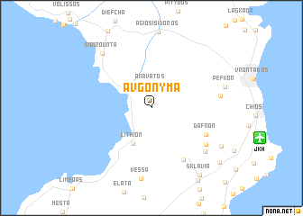 map of Avgónyma