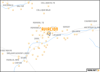 map of Aviación