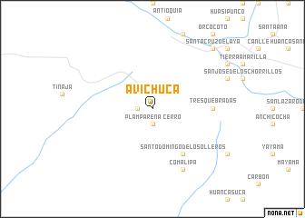 map of Avichuca