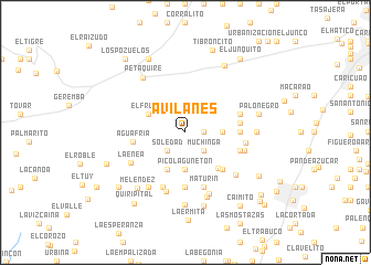 map of Avilanes