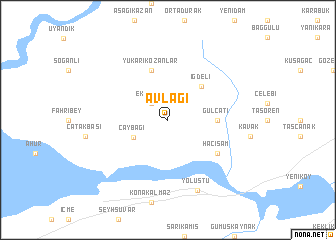 map of Avlağı