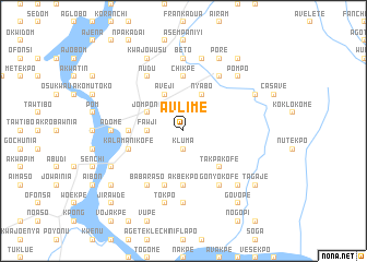 map of Avlime