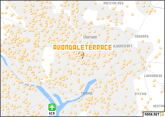 map of Avondale Terrace