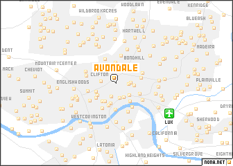 map of Avondale