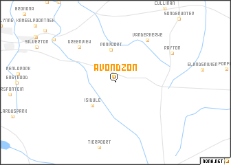 map of Avondzon
