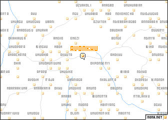 map of Avonkwu