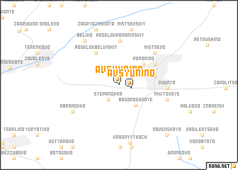 map of Avsyunino