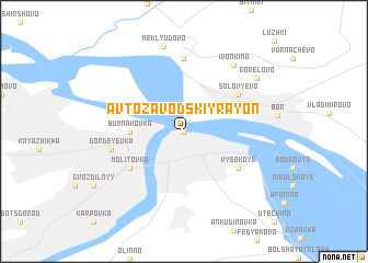 map of Avtozavodskiy Rayon