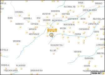 map of Avun