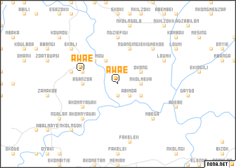 map of Awaé