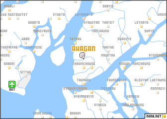map of Awagan
