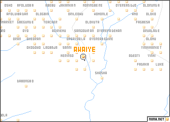 map of Awaiye