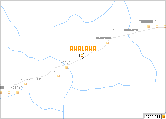 map of Awalawa