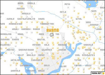 map of Awāna