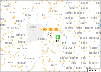 map of Awanibaku