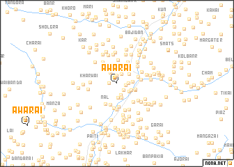 map of Awārai