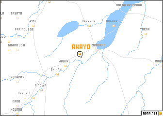 map of Awayo