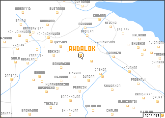 map of Awdālōk